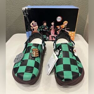 NEW Crocs Demon Slayer TANJIRO Echo Clog Mens Size 11 NWT